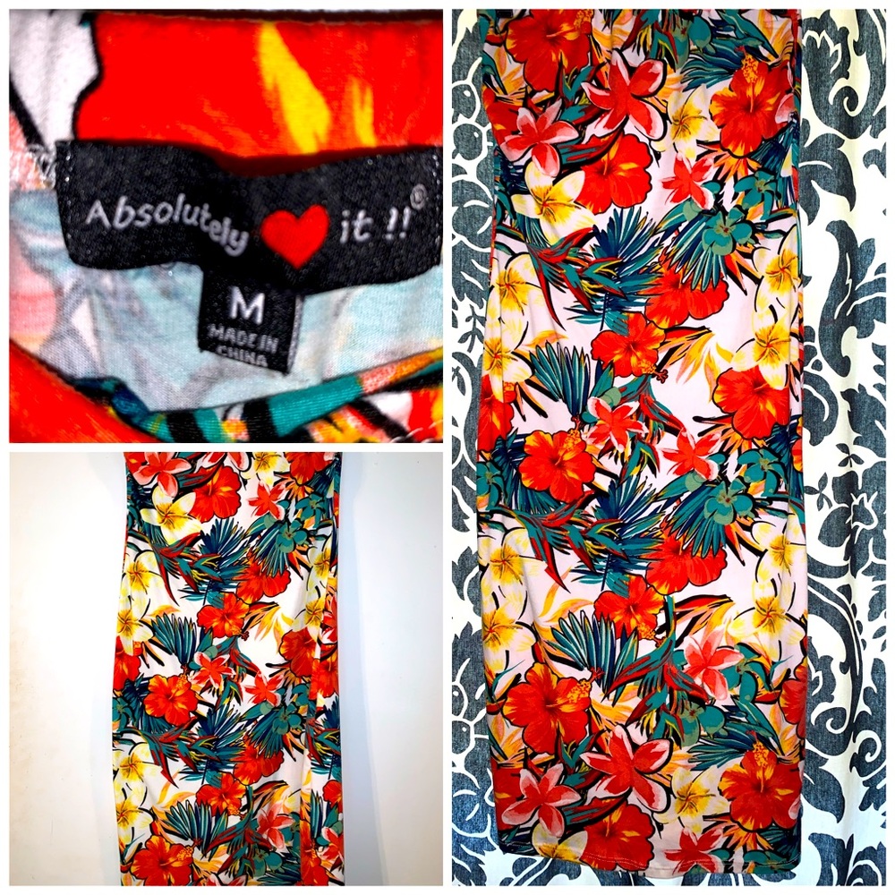 MINI FLORAL TUBE DRESS